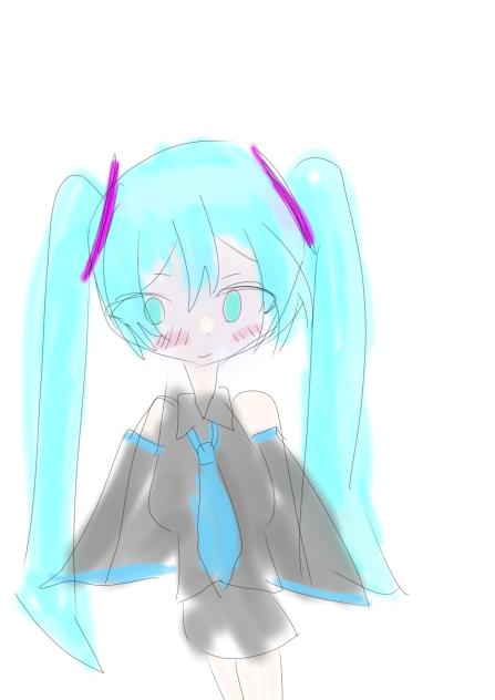 初音ミク落書き