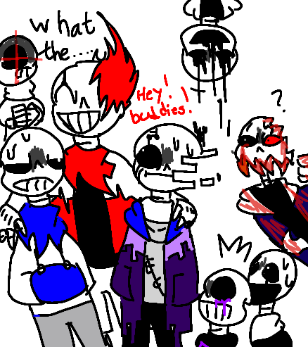 my all sans au