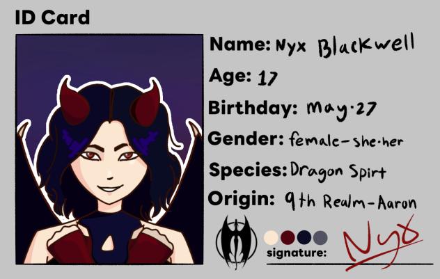 OC Nyx ID card