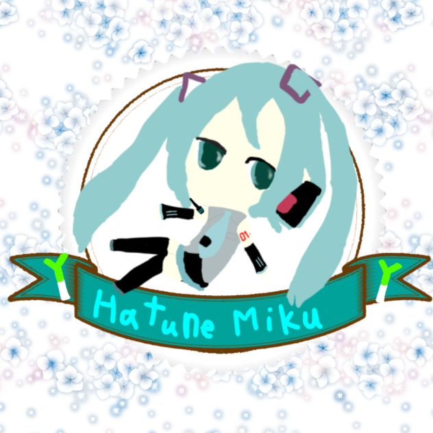 初音ミクのミニキャラ
