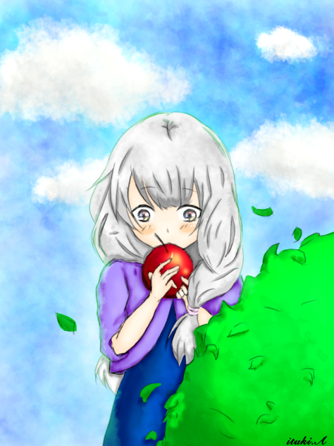 【オリジナル】線画 塗らせていただきました