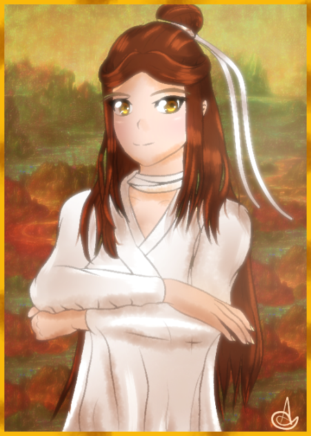 Xie Lian as La Gioconda