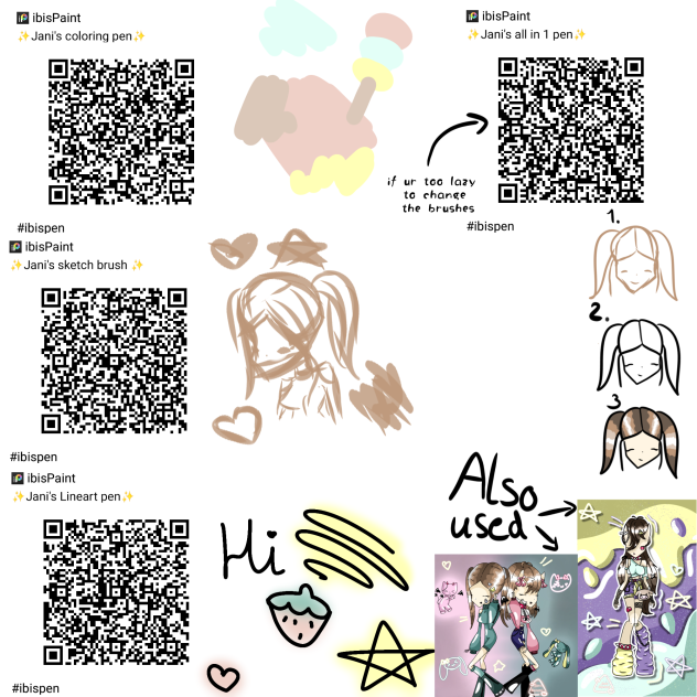 ALL BRUSHES I USE!!!! - ibisPaint