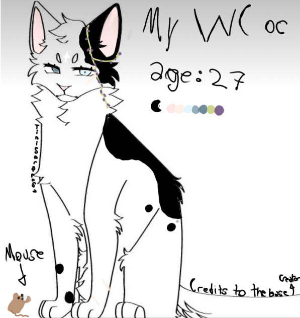 My warrior Cat oc nameStar paw