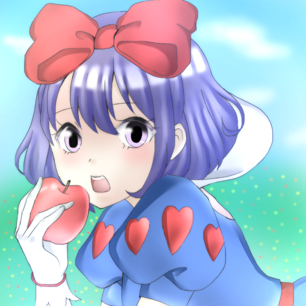 白雪姫(線画)  を塗らせて頂きました