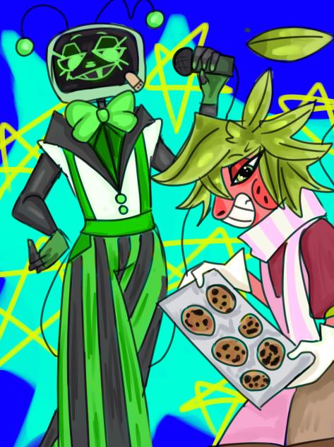 Cookies and a tv !