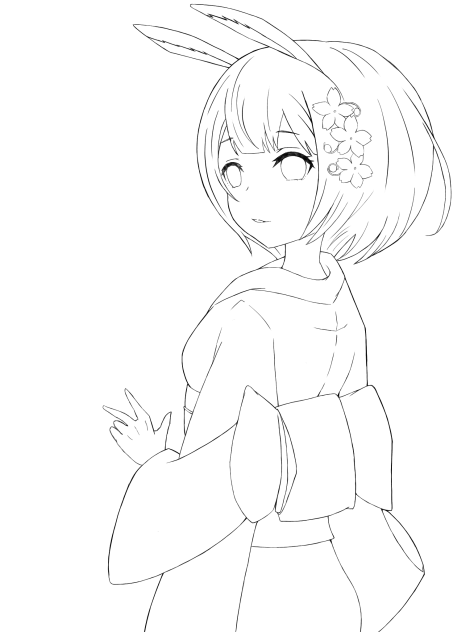 綺麗だね（線）