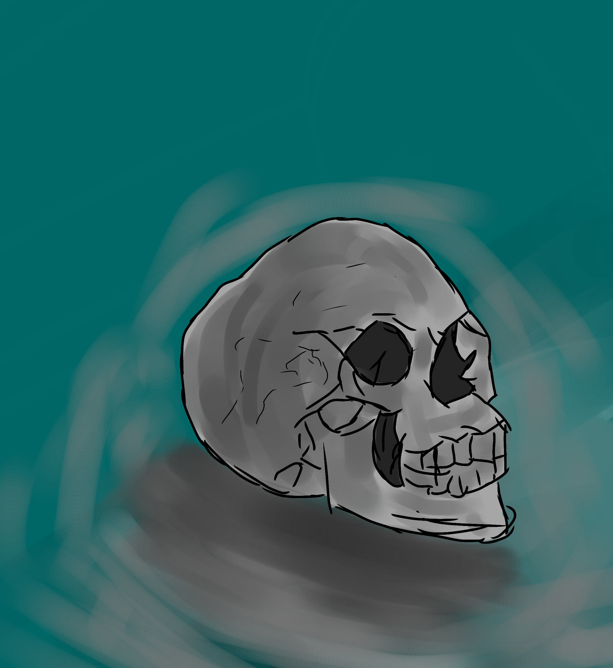 Skull 💀 - ibisPaint
