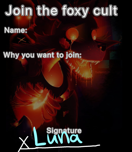 Joining the foxy cult!