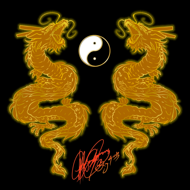 Drawing a chinese dragon