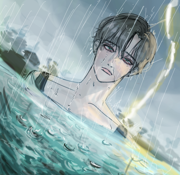 Crying in the river - ibisPaint