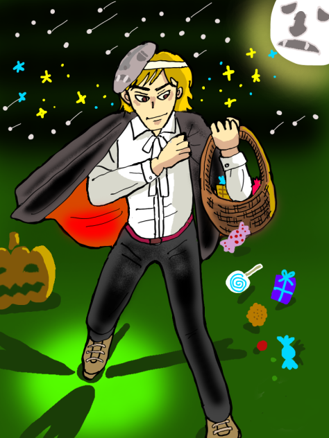 ハロウィンの夜のディオ
