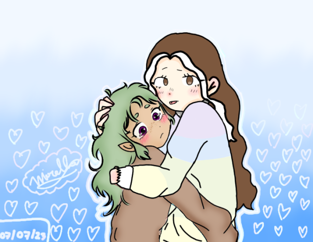 Another hug collab with Mini Bee