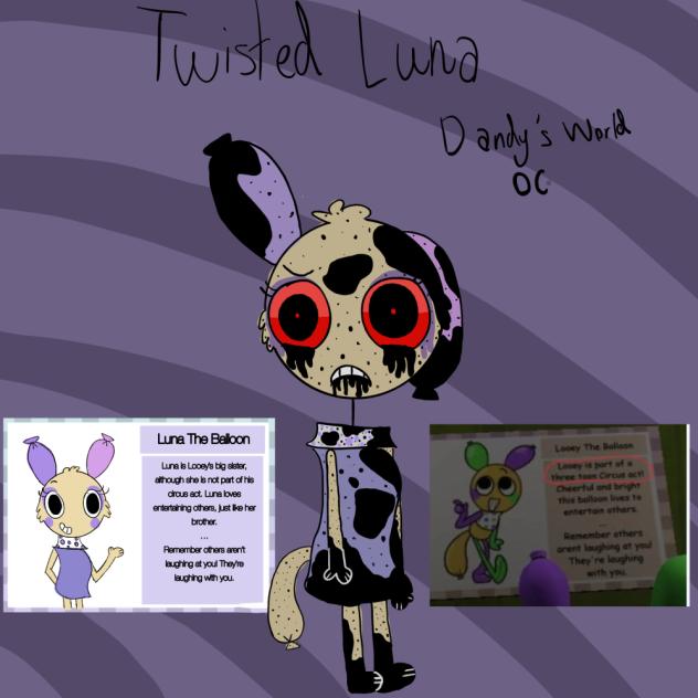 Twisted Luna DandysWorld OC!