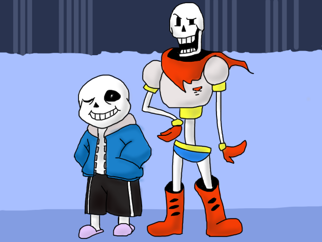 undertale sans papyrus