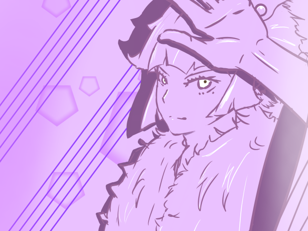 前のオリキャラのイラストっぽいやつ