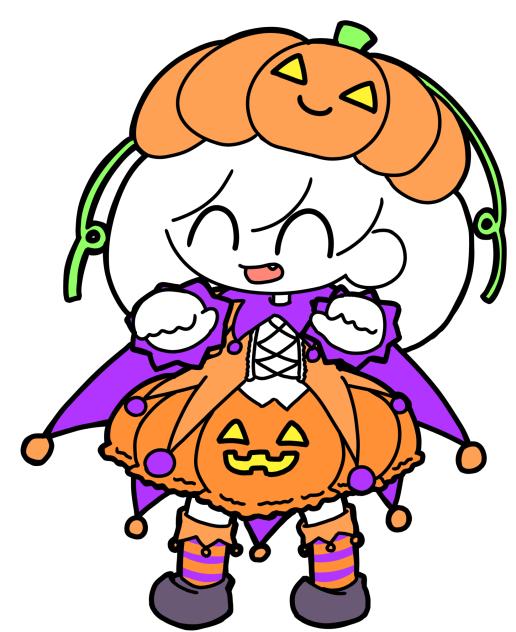没になったハロウィンわたしちゃん