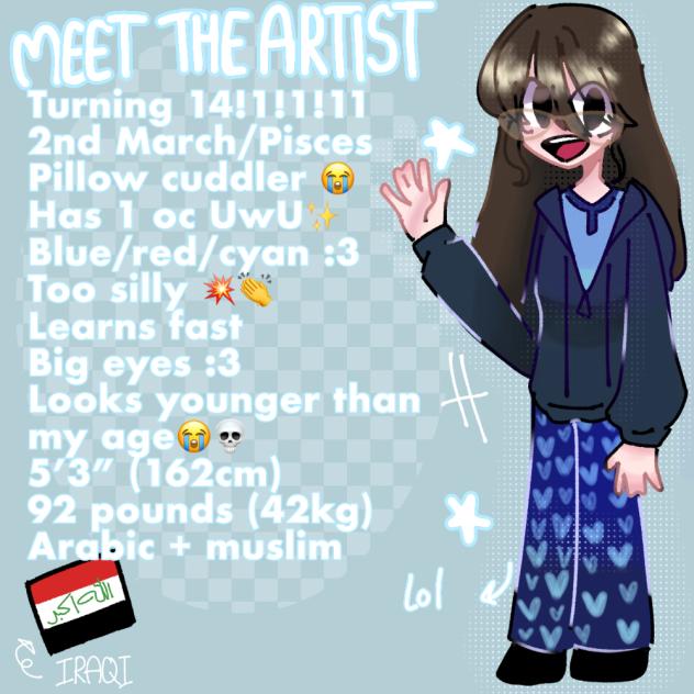 Meet the artist💥✨