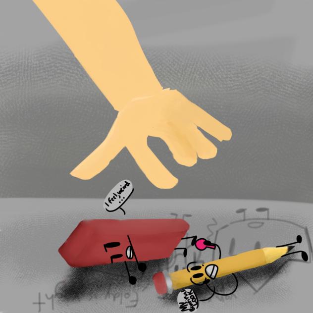 Pencil and Eraser