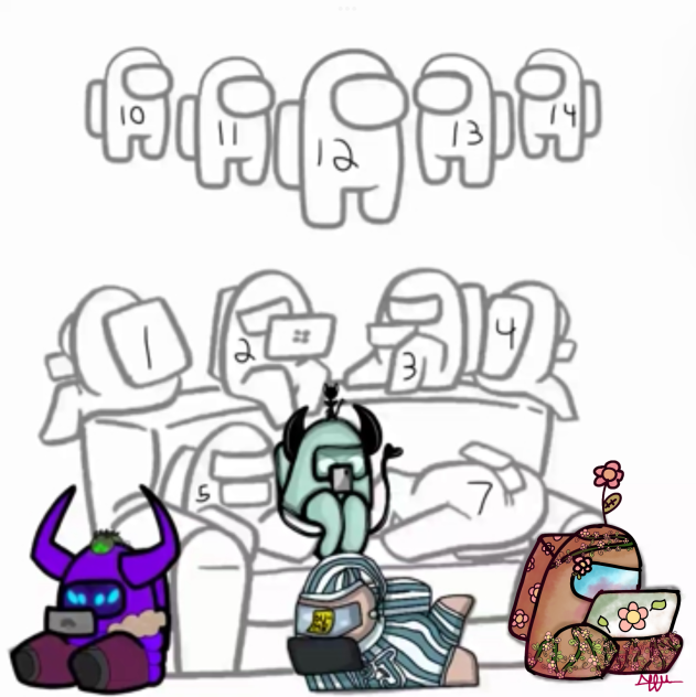 Nori as a among us character