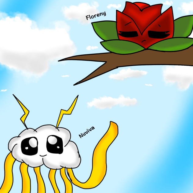 Nuviva e Floreny no meu estilo