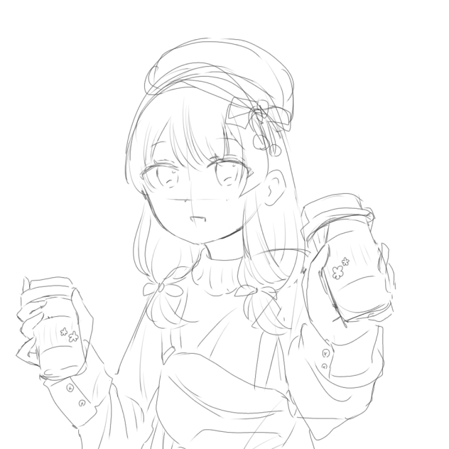 わとちゃん　ラフ