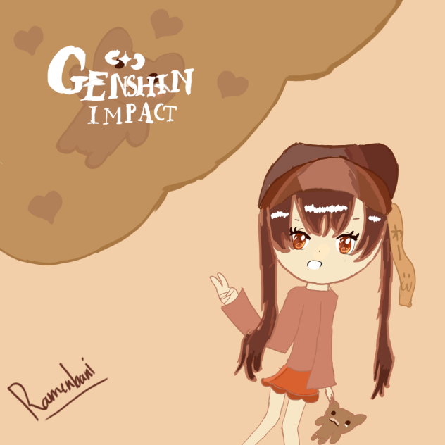 My own Genshin Impact Character - ibisPaint