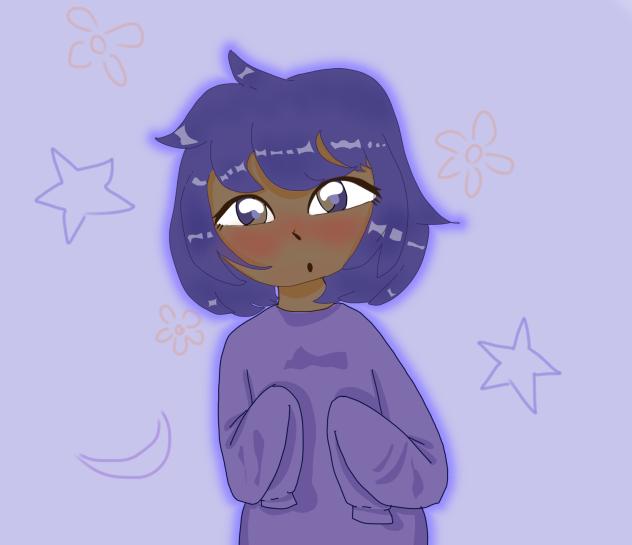 Drawing my OCs as human Hizuki