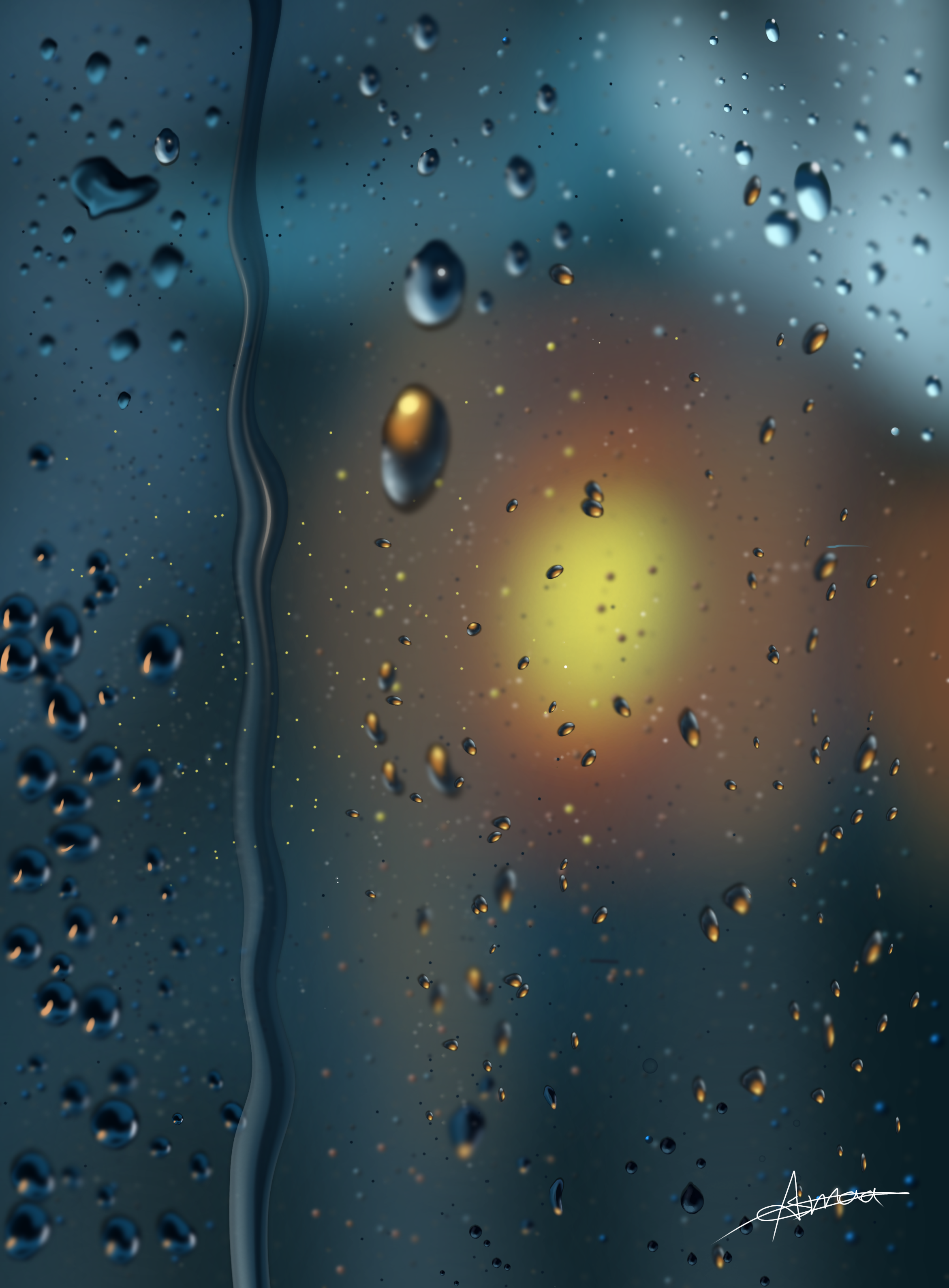 Rainy day - ibisPaint