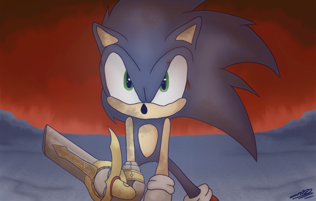 A knight never flees his foe