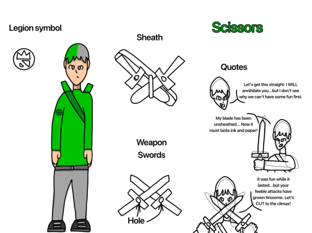 Scissors sheet Paper mario Tok