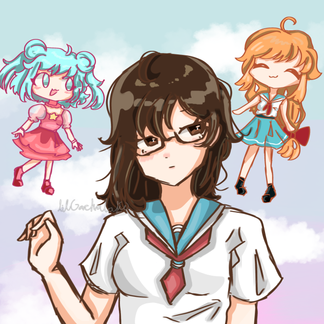 Momo, Bubble, and Rin FA