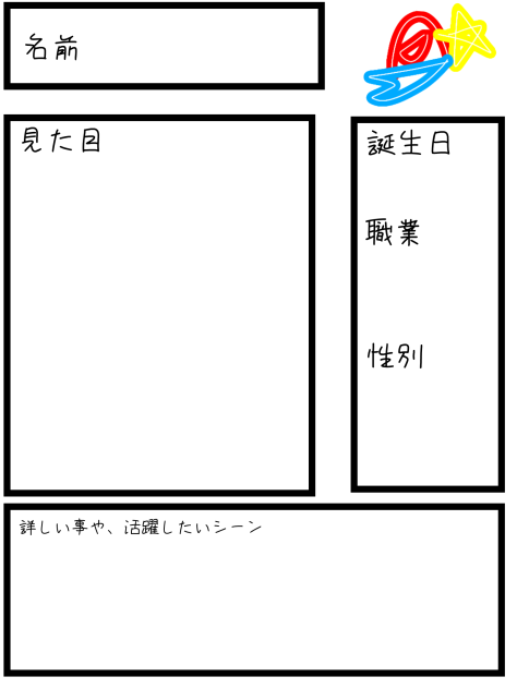 無限ループ　キャラデザ（映画版）