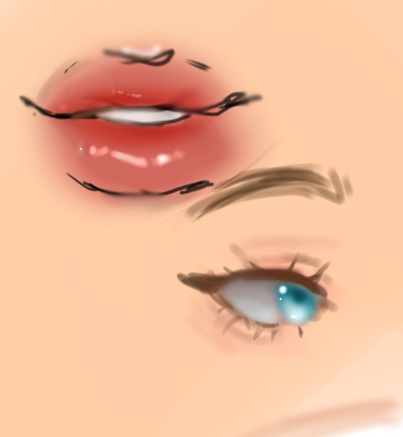 Juicy lips