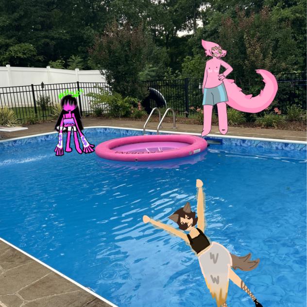 Wehehe pool party collab