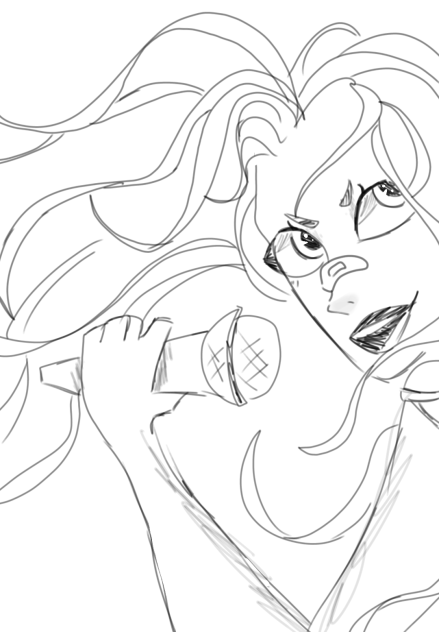 rock 'n me sketch