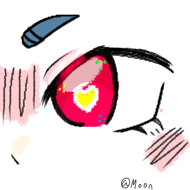 Ruby's pretty eye 🌇 - ibisPaint