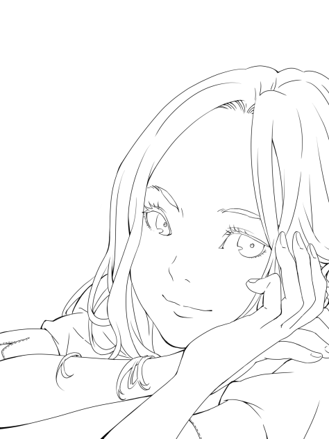 ☆スマイル☆(線画)