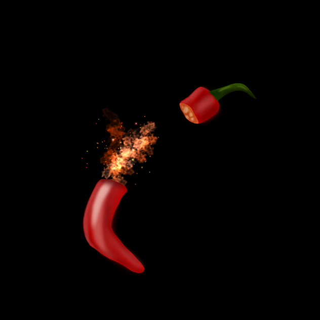 Pepper on fire 🌶️🔥