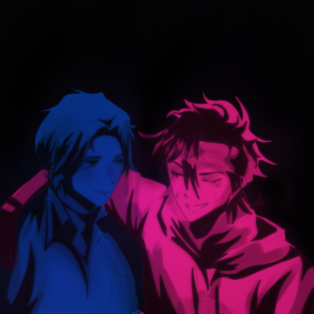 Reki and langa tv girl reference❓❓❓❗️❗️