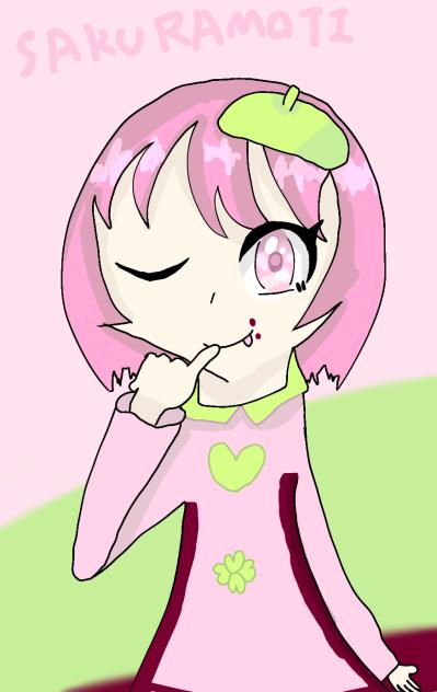 桜餅っぽい子