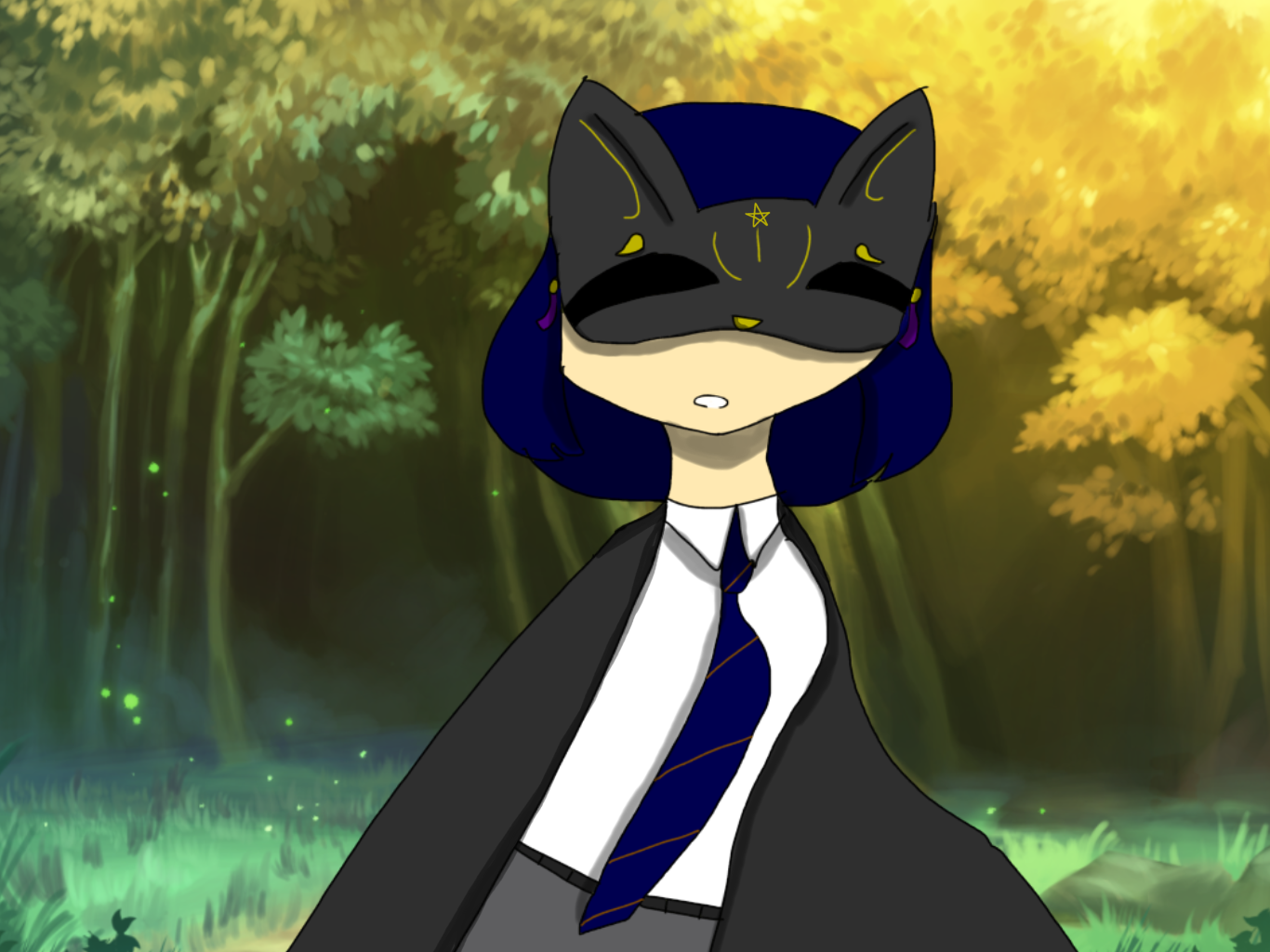Going through the forbidden forest - ibisPaint