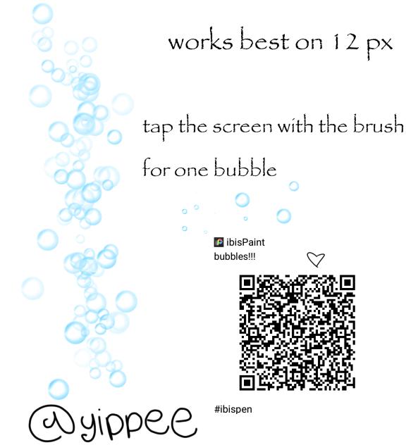 bubble brush (repost - ibisPaint