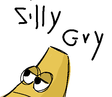 silly banana guy - ibisPaint