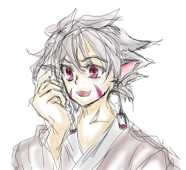 ラクガキ 人外を描きたかった