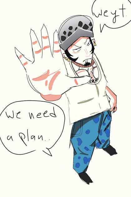 we need a plan Luffy