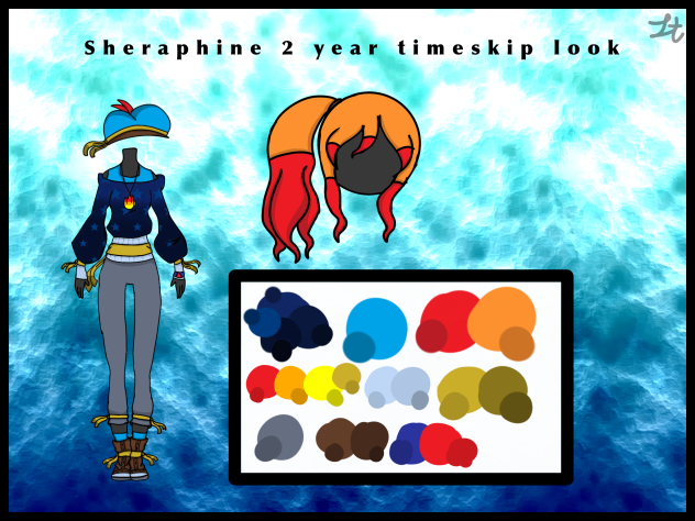 sheraphine 2year ts look