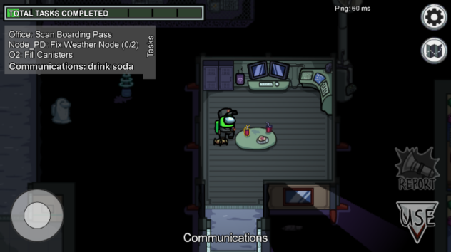 My task was drink soda