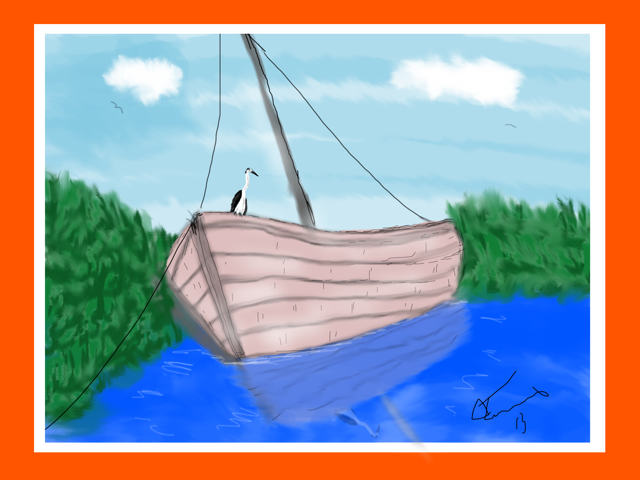 float the boat - ibisPaint