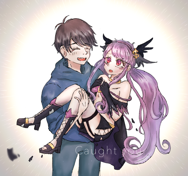 捕まえた。カラ一♀